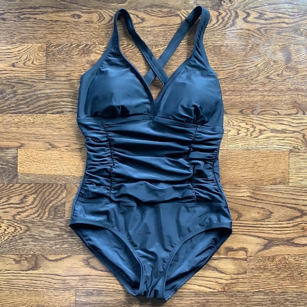 Slimming One Piece Swimsuit - Picture 1 of 4